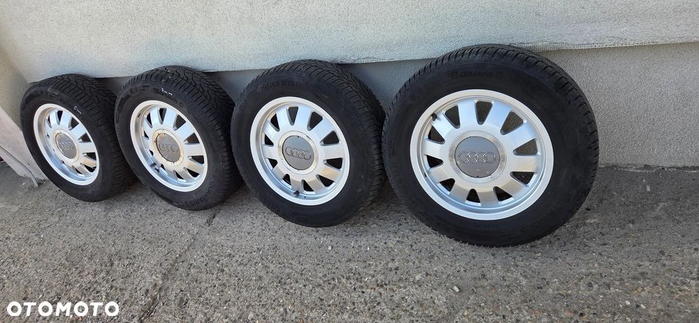 Felgi aluminiowe koła opony wielosezon Audi A4 B5 A6 C5 5X112 15" kpl - 1