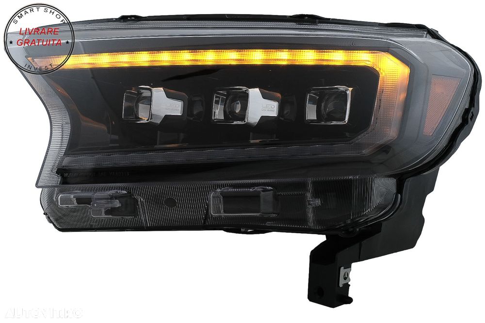 Faruri LED Light Bar Dynamic Start-up Display Ford Ranger Raptor (2015-2020) LHD N- livrare gratuita - 9