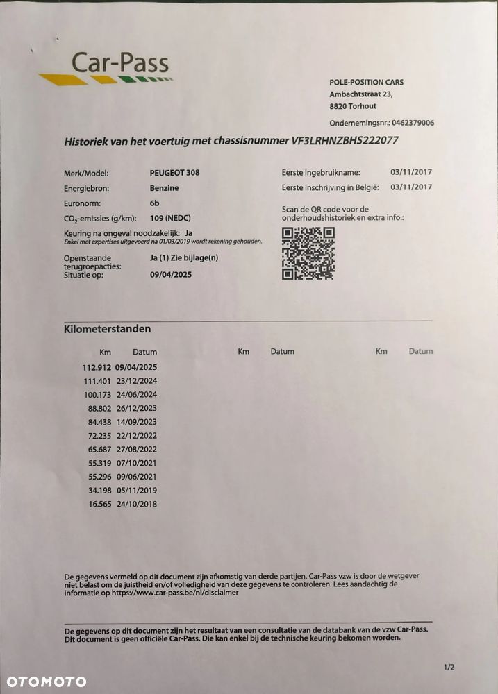 Peugeot 308 PureTech 110 Stop & Start Active Pack - 36