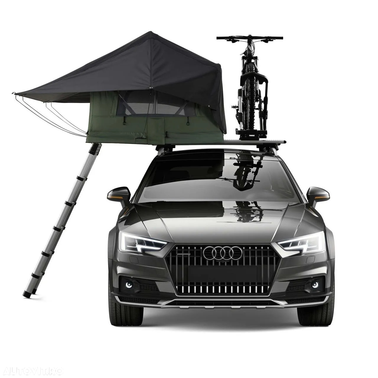 Cort auto, cu prindere pe plafon, Thule, Tepui Foothill Agave, Verde, pentru 2 persoane,Nou_Pret Importator, emitem Factura & Garantie - 8