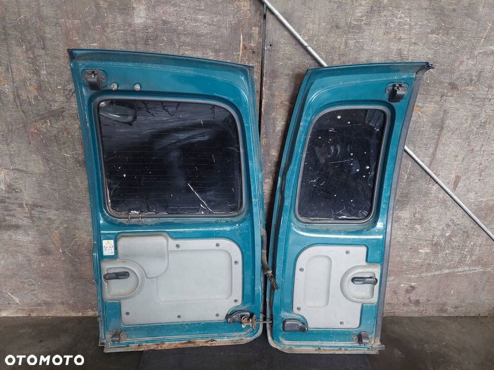 DRZWI KOMPLETNE PRAWY LEWY TYŁ SKRZYDEŁKA RENAULT KANGOO I FL 0D90 - 5