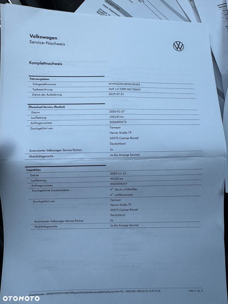 Volkswagen Golf 1.0 TSI BMT Trendline - 19