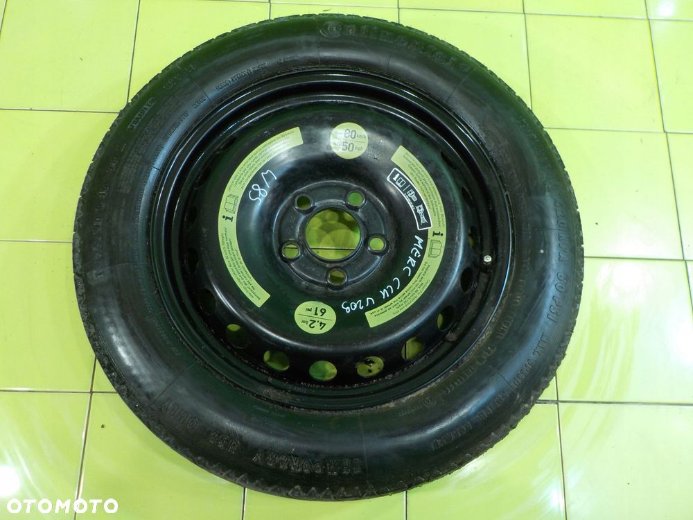 MERCEDES CLK W209 kolo dojazdowe 125/90/16 5x112 - 1