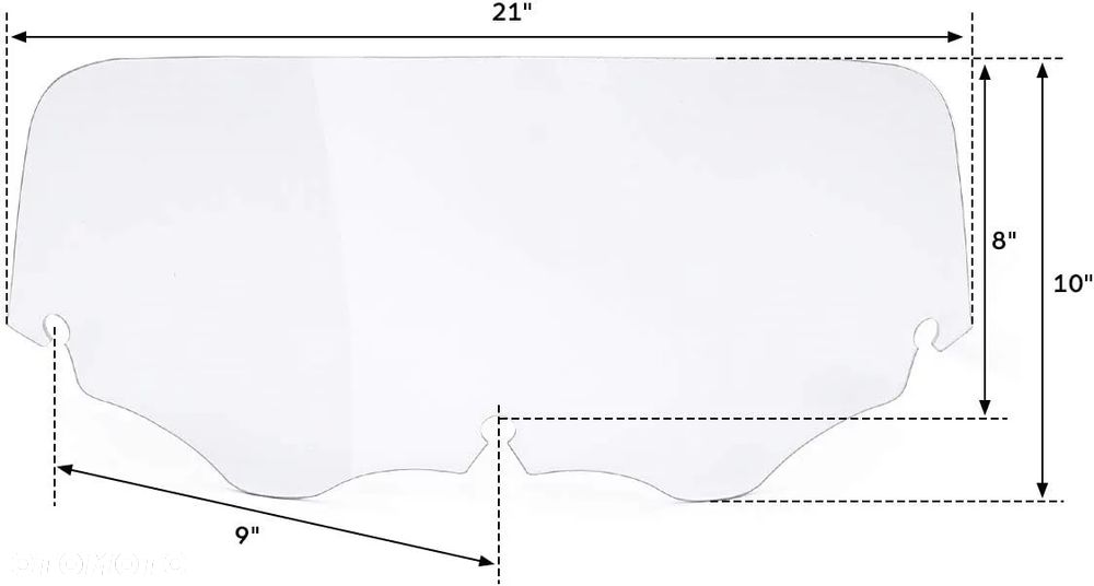 Szyba Harley Davidson Touring Street Electra Glide 1996-2013 - 2