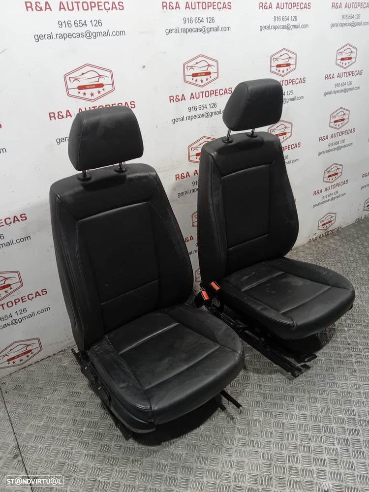 Bancos Frente Frontal BMW Série 3 E90 E91 Pele  Original - 3