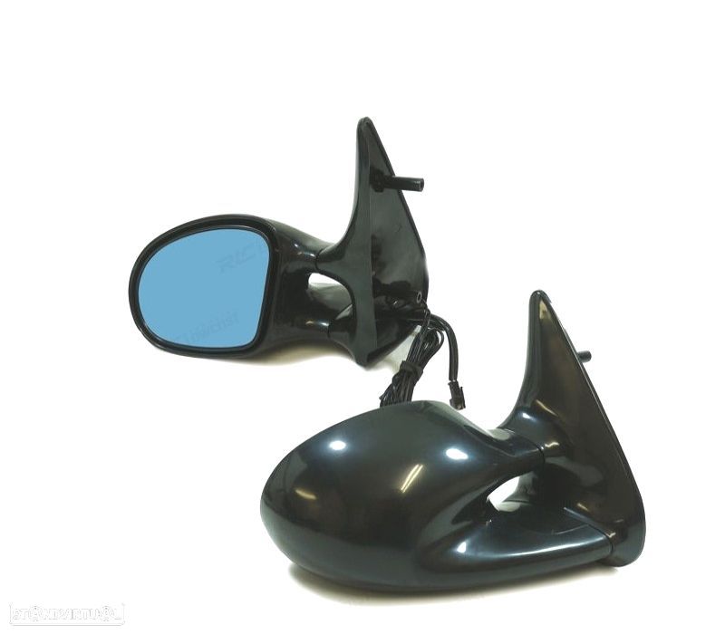ESPELHOS RETROVISORES BMW E36 COUPE CABRIO 90-99 PRETO AQUECIVEIS LOOK M3 - 1