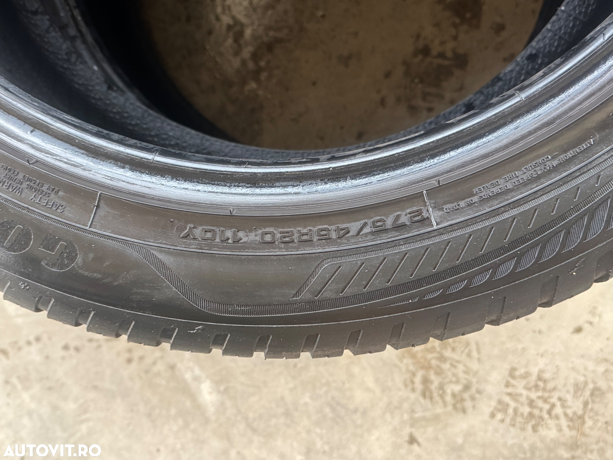 Vând 2 anvelope 275/45/20 goodyear allseazon ca noi - 5