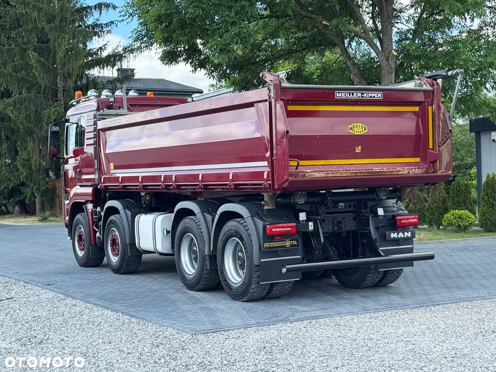 MAN TGS 35.460 // 8X4 // MANUAL // RESOR // MEILLER KIPPER 16 m3-3STRONNY // BURTA 110 // DWIE KAMERY // Z NIEMIEC - 13