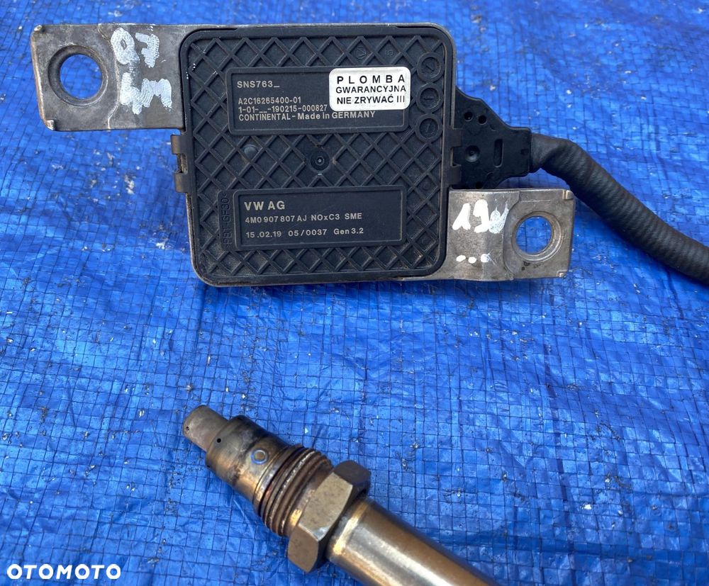 AUDI Q7 4M / 4M0907807AJ / NOX CZUJNIK SONDA LAMBDA / ORYGINAŁ - 4