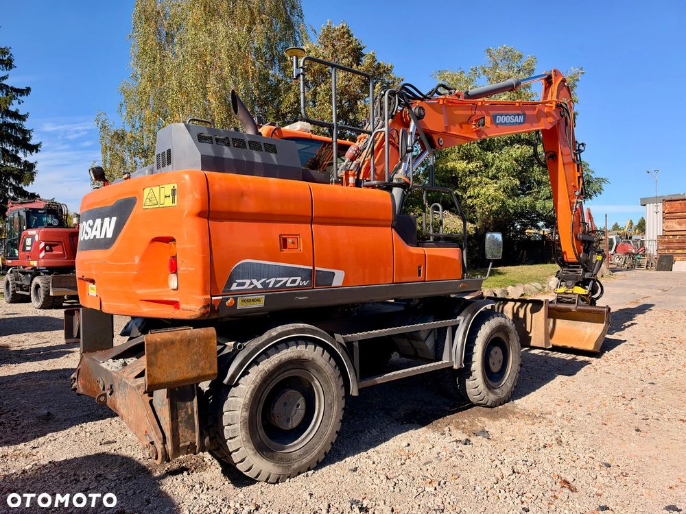 Doosan DX170W-5 TOP serwisowana 3 łyżki LEICA GPS 3D zagęszczarka + chwytak