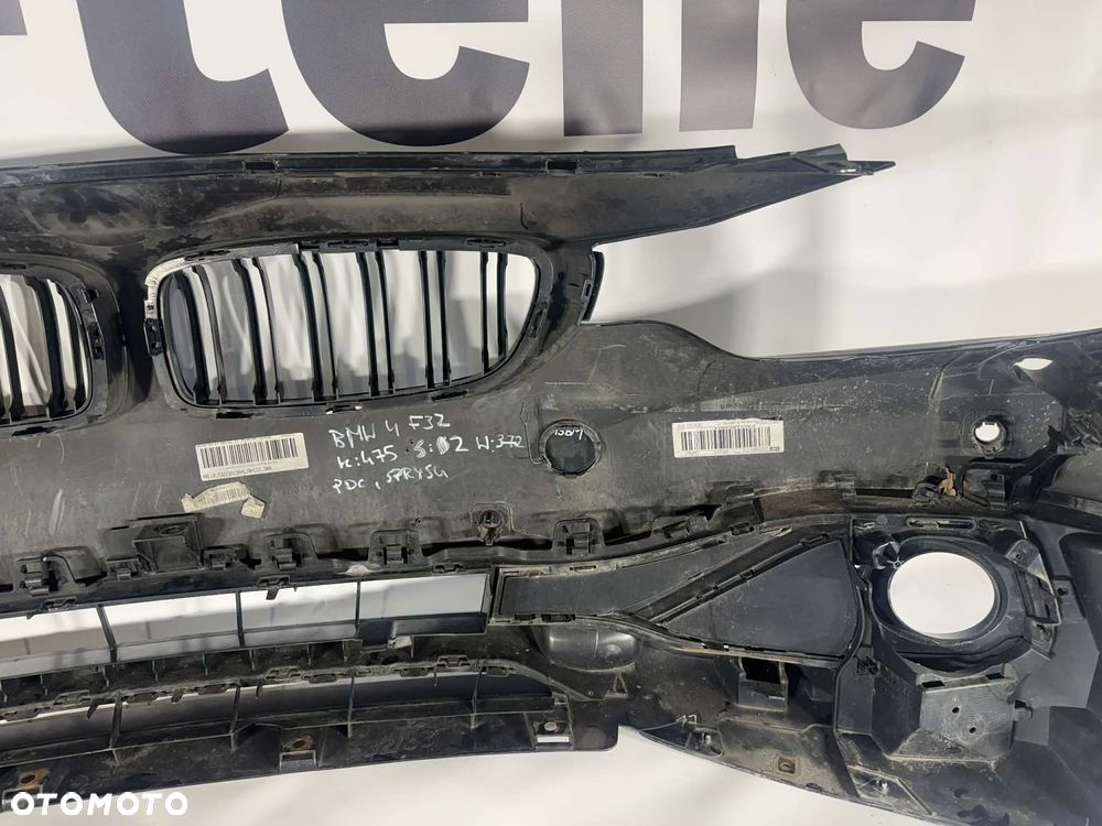 BMW 4 F32 F33 F34 Zderzak Przód Przedni PDC, Sprysk Kolor: 475 2013-2017 - 8