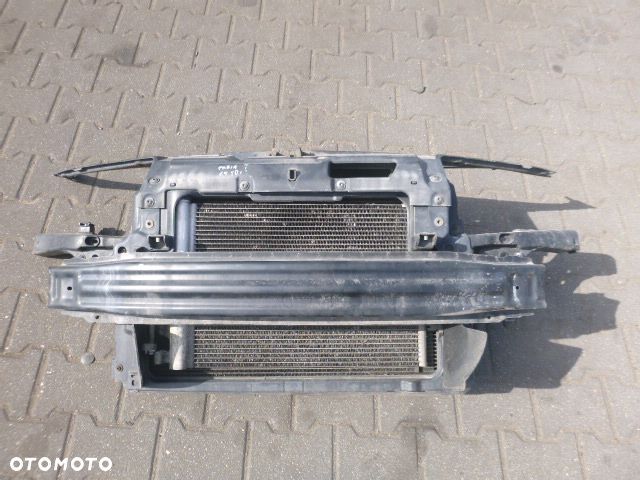 PAS PRZEDNI WZMOCNIENIE CZOŁOWE CHŁODNICA WENTYLATOR KOMPLETNY SKODA FABIA I 1.4 TDI 99-08 KLIMATYZACJA - 3