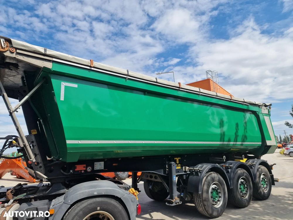 Schmitz Cargobull SKi 8,2, 28mc, EX DEMO-FULL OPTION, 2022, 29500 EUR+Tva, oblon rabatabil hidraulic spate, prelata pe role cu telecomanda, axa liftabila, LED, Anvelope 95% ok, scena vizitare, picioare sprijn, HARDOX, posibil leasing 4 ani-SUPER PRET 29.500 EUR+Tva - 6