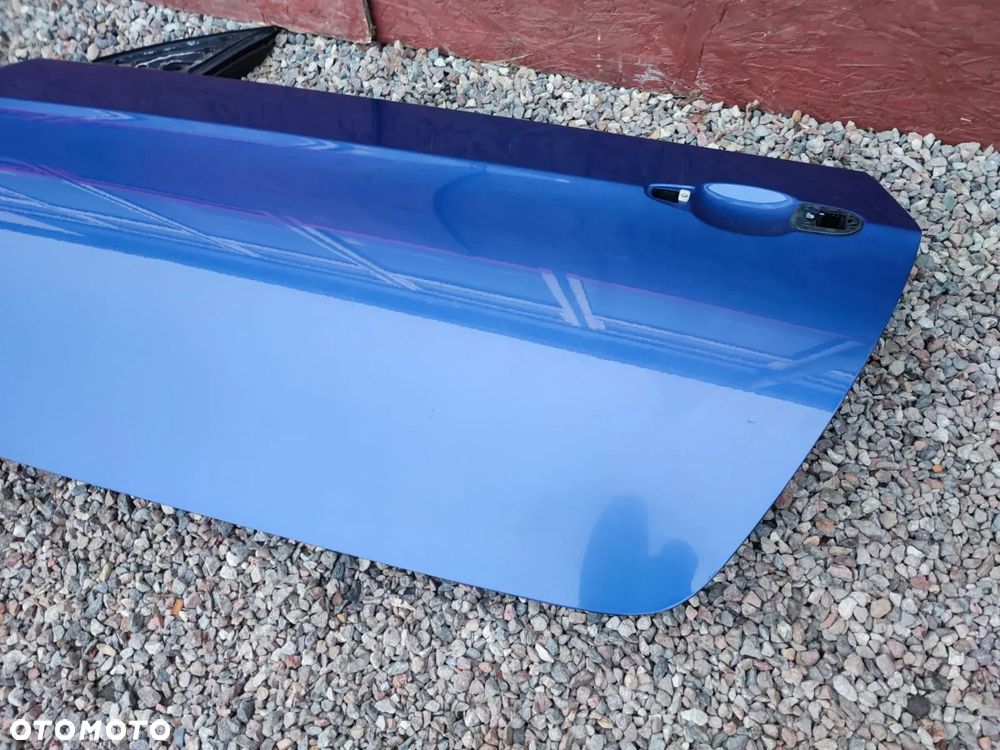 BMW E92 / E92 LCI / E93 / E93 LCI. KOMPLET ORYGINALNYCH DRZWI PRAWE / LEWE +  PODNOŚNIK SZYBY + SZYBA. O NR: 7 200 570 /  7 200 569 OEM, W KOL. LE MANS BLAU METALIC 381. BEZ RDZY - 5