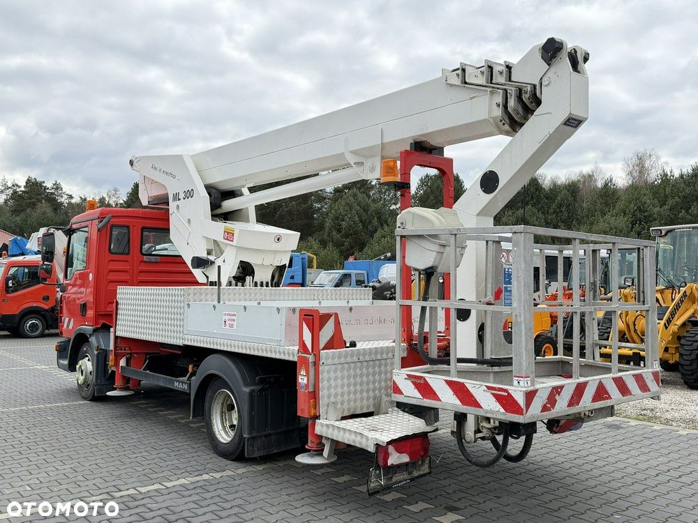 MAN TGL 7.150 Zwyżka Ruthmann T300 30m w bok 20m Mały przebieg - 11