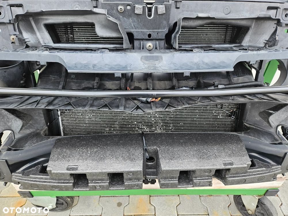 VW TOUAREG 7P 10-18R PAS PRZEDNI PRZOD 3.0 TDI CHLODNICE WENTYLATORY BELKA WZMOCNIENIE KOMPLET 7P0121201 J - 4