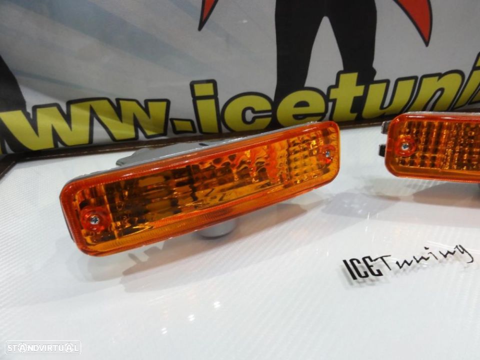 Piscas frontais + lâmpadas de pisca diaden vision para Honda Civic 88-90, Honda CRX 88-89 fundo Laranja EURO look - 3