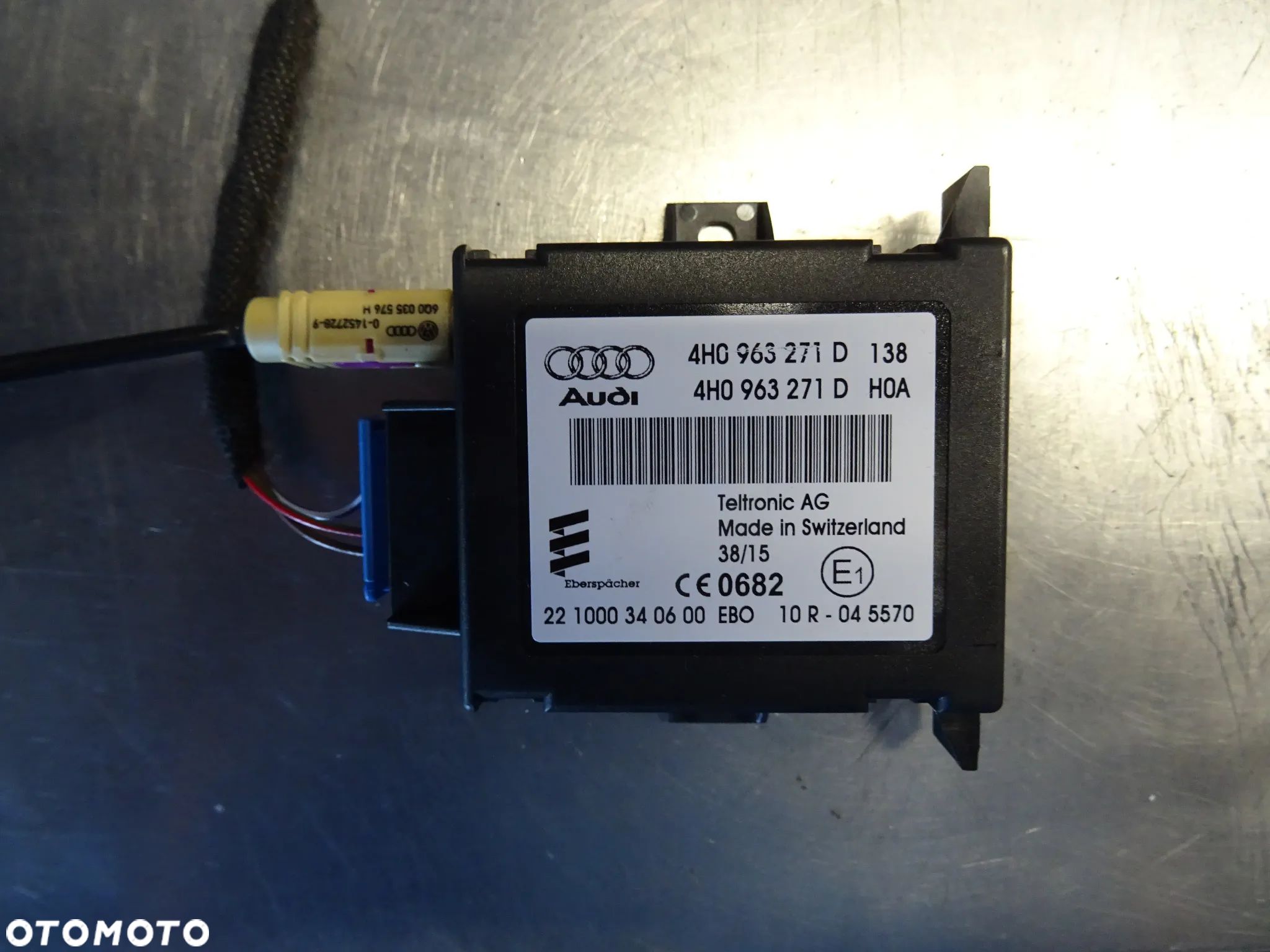 4H0963271D sterownik webasto Audi A6 C7 A8 D4 czesci - 1