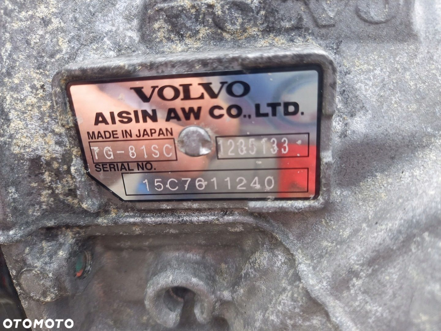 SKRZYNIA BIEGÓW AUTOMAT 2.0 D5 TG-81SC 1285133 VOLVO XC90 II 15R - 5