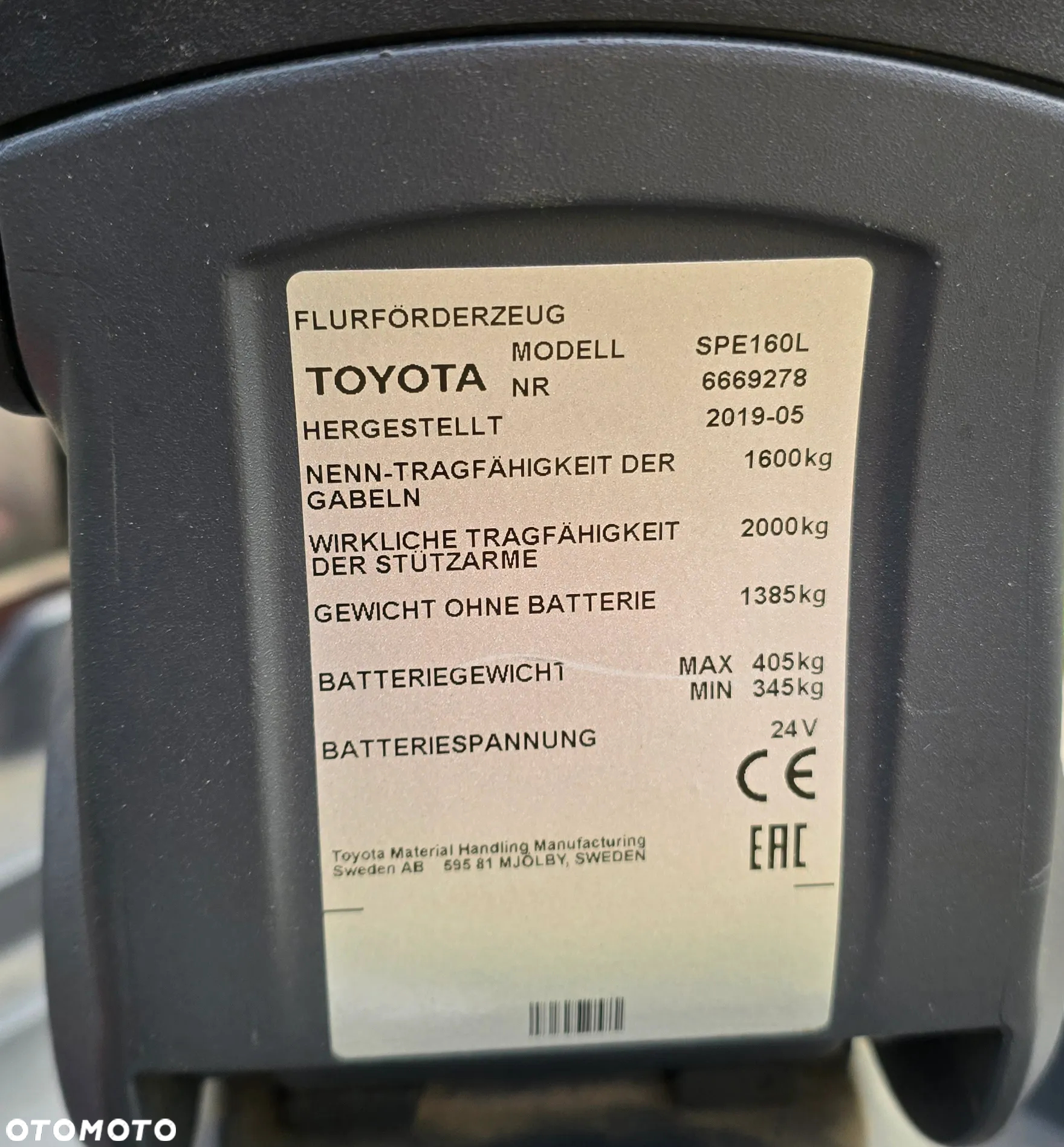 Toyota SPE 160L triplex 6.00m - 4