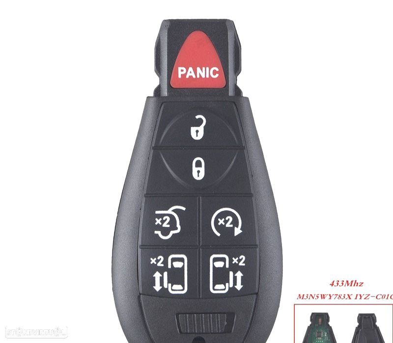 CHAVES COMPLETA DODGE JEEP CHRYSLER VARIOS MODELOS - 1