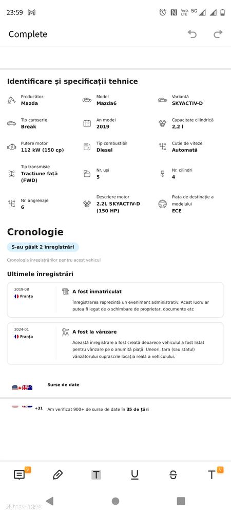 Mazda 6 Kombi SKYACTIV-D 150 i-ELOOP Center-Line - 8