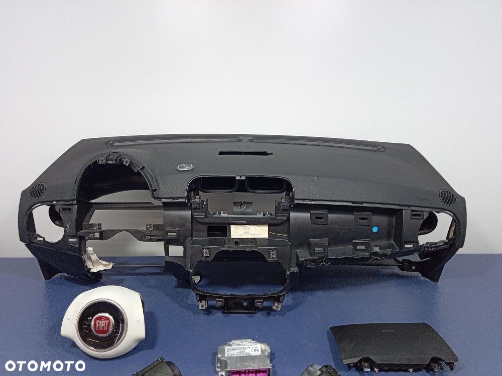 FIAT 500 500E I 12- DESKA KONSOLA PODUSZKI PASY SENSOR LHD KPL 5LK39JXWAD - 2