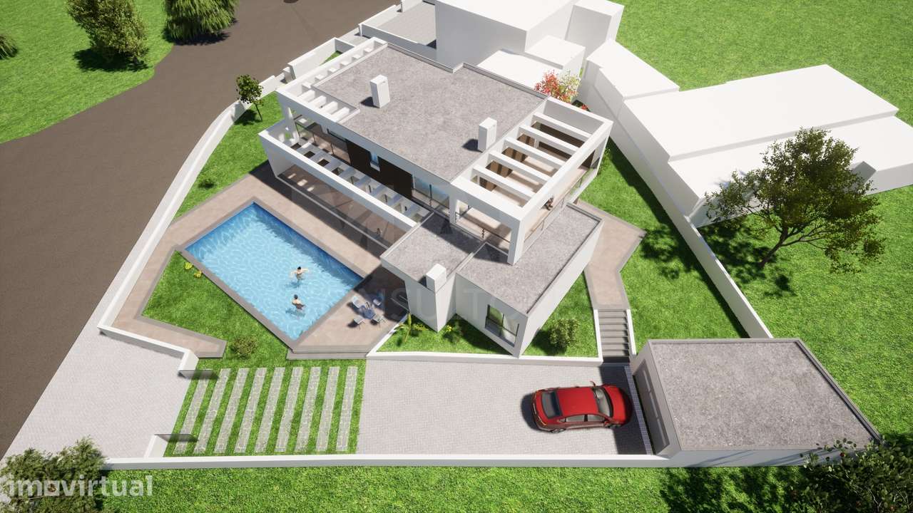 T3  Moradia Contemporânea com Piscina na Zona Oeste, a Poucos Minut... - Grande imagem: 3/18