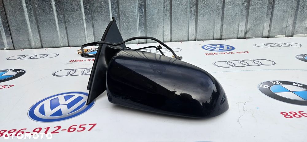 AUDI A4 B6 Lusterko zewnętrzne prawe Lusterko pasażera 5 KABLI Europa Kolor Granatowe Ciemny granat - 8