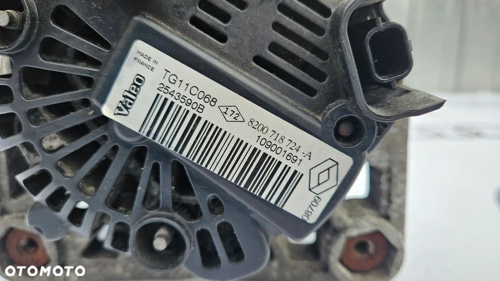 Renault Twingo 2 II 1.2 TCE Alternator 8200718724A VALEO - 7