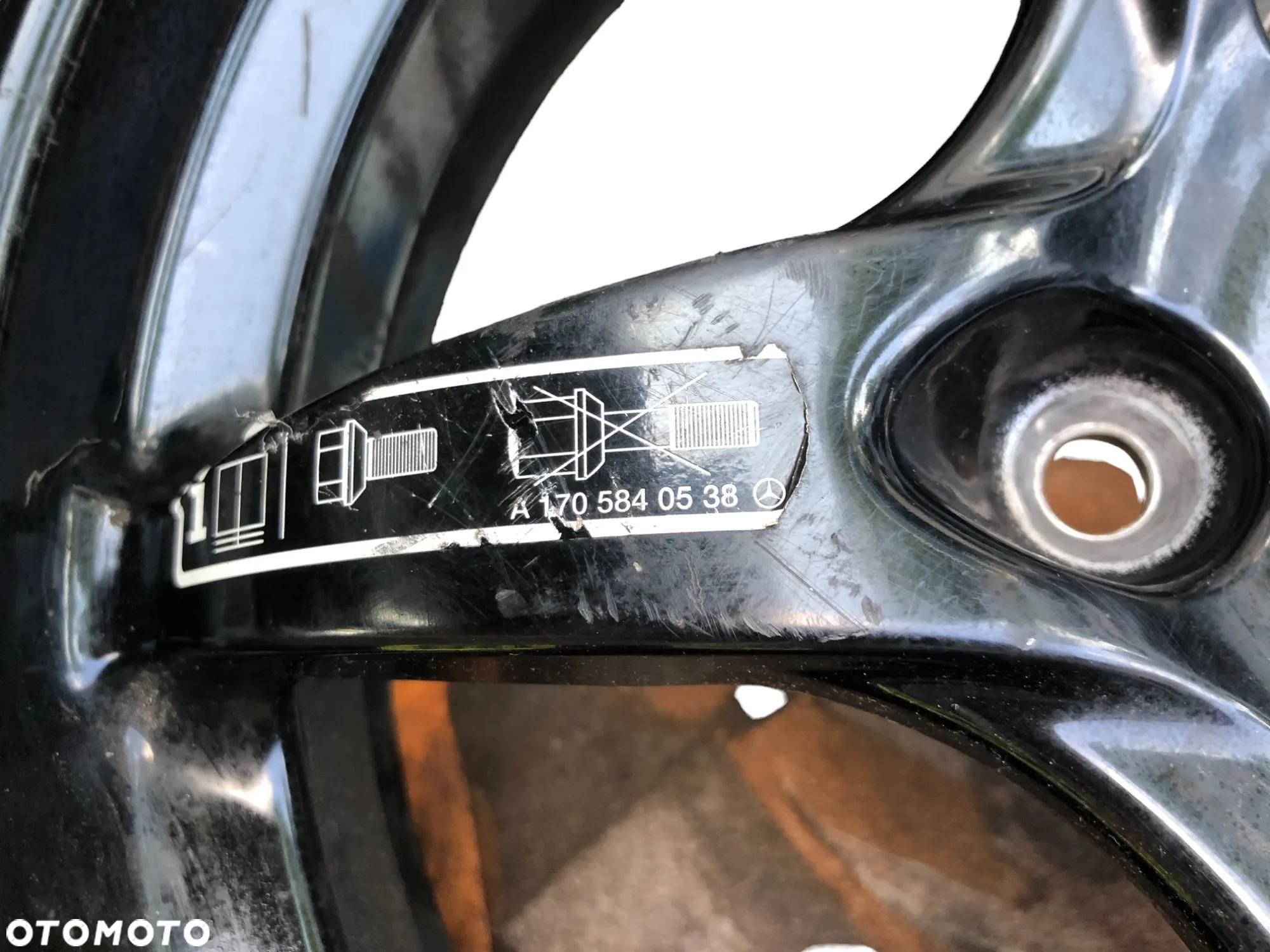 Koło Zapasowe Dojazdowe 165-R15 89P 5x112 66.5 Mercedes W203 A1705840538 2034012002 - Gwarancja Wysyłka - 2