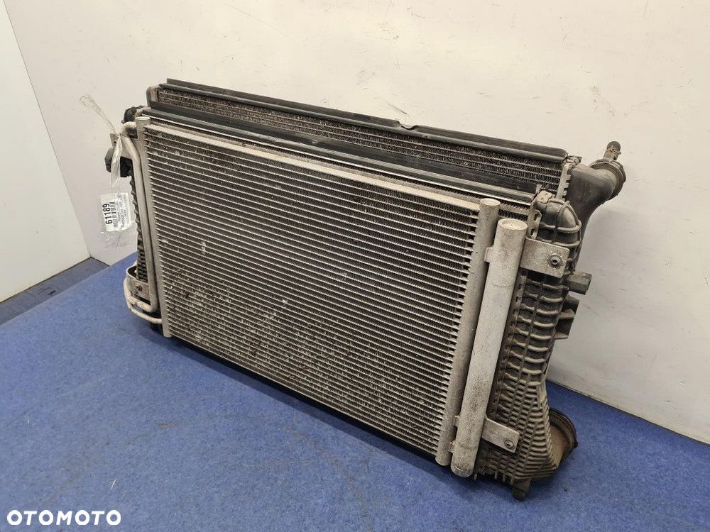 VOLKSWAGEN GOLF VI 2.0TDI KOMPLET CHŁODNIC CLCA, CBDC - 4
