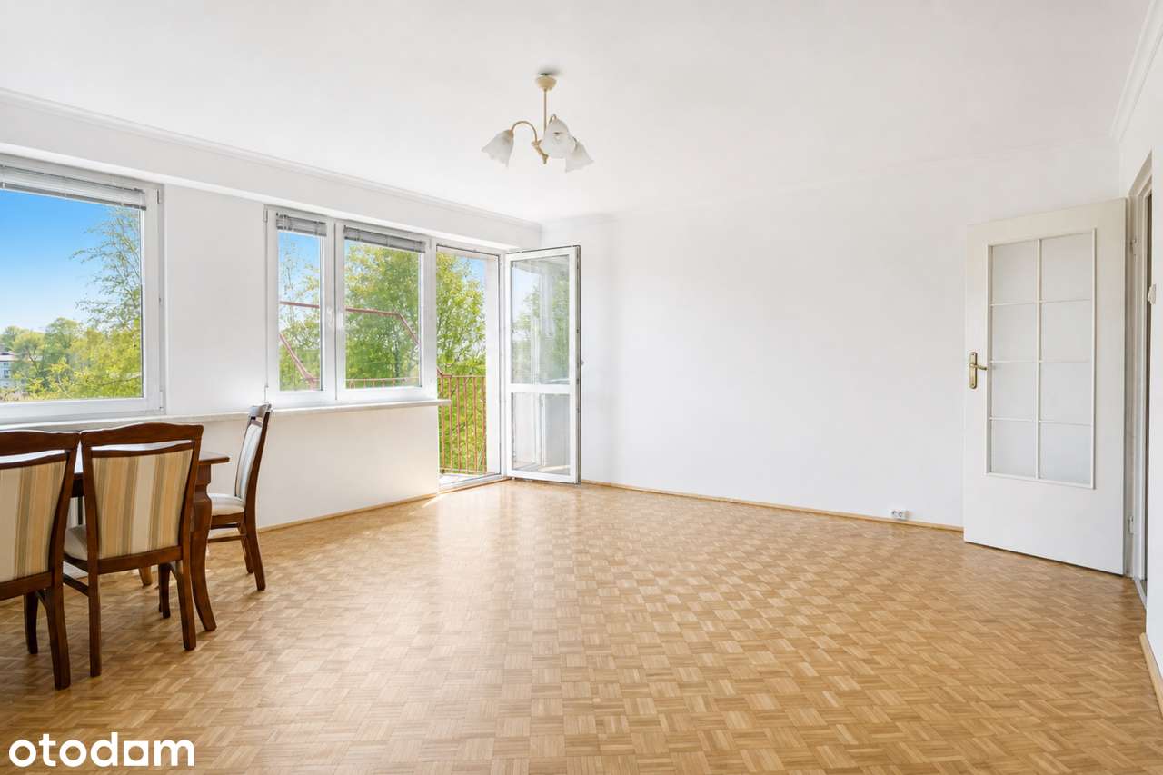 os. Armii Krajowej | widok na park | 60,7 m² | 3 pokoje | balkon - Pełny obrazek: 3/8