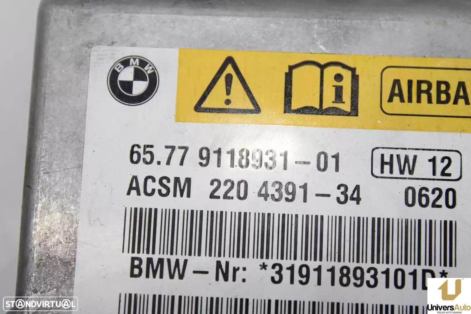 CENTRALINA AIRBAG BMW 5 2006 -6577911893101 - 4