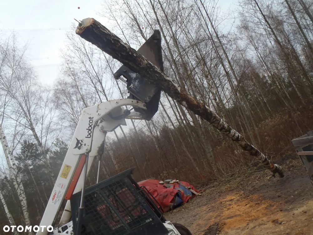 Łyżka hydrauliczna szczęka krokodyl szufla spych oryginał bobcat 4w1 volvo jcb cat deutz jak NOWA nie powybijana - 1