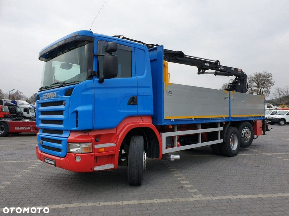 Scania R 400 LB 6x2 HDS Budowlanka Widły Oś Skrętna Super Stan - 17