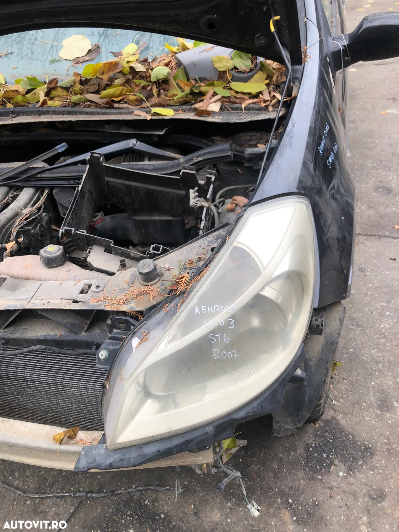 Far stanga/far dreapta fata halogen fara lupa Renault Clio 3 2007 - 4