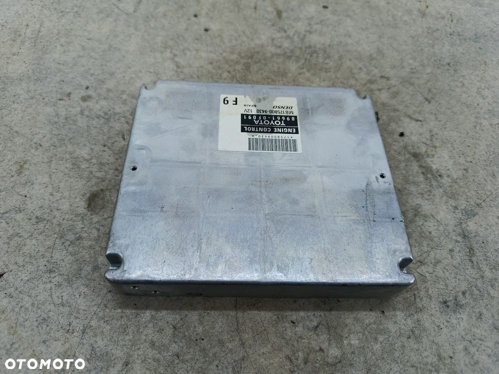 KOMPUTER, STEROWNIK TOYOTA COROLLA VERSO II 89661-0F091 MB175800-9430 DENSO - 4
