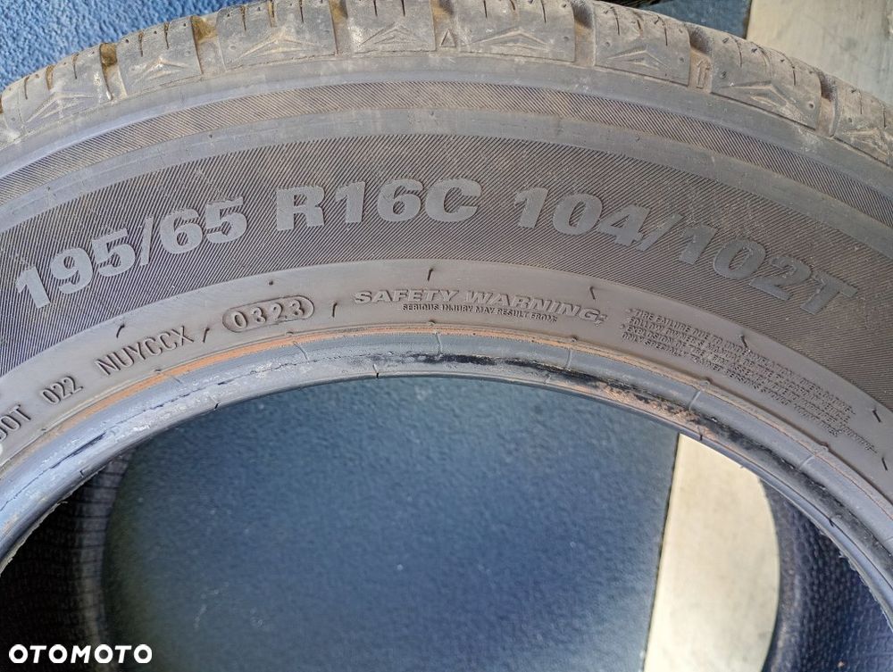 2x opona wielosezonowa kumho portran 4s cx11 195/65r16c 104/102T 6.6mm 2023r - 8