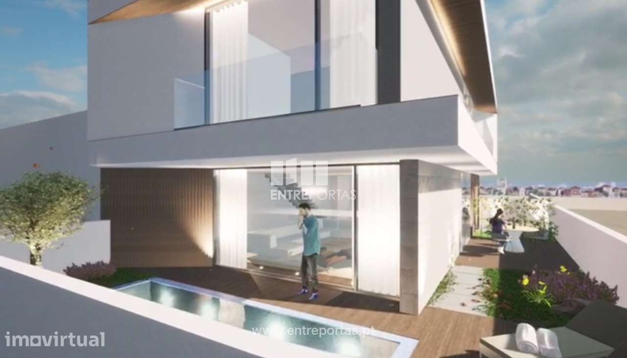 Venda de Moradia V3 de gaveto, em construção, Árvore, Vila do Conde - Grande imagem: 4/7