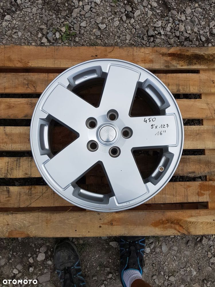 felga aluminiowa 1jc34trmaa jeep wrangler 7.5 ''x 18'' 5x127 et 44.45 - 1