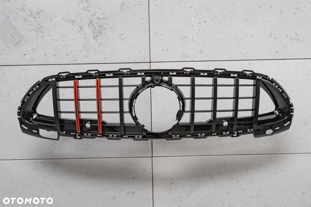 mercedes c-class w206 2021-25 grill panamericana gt brabus czarny z ka - 11