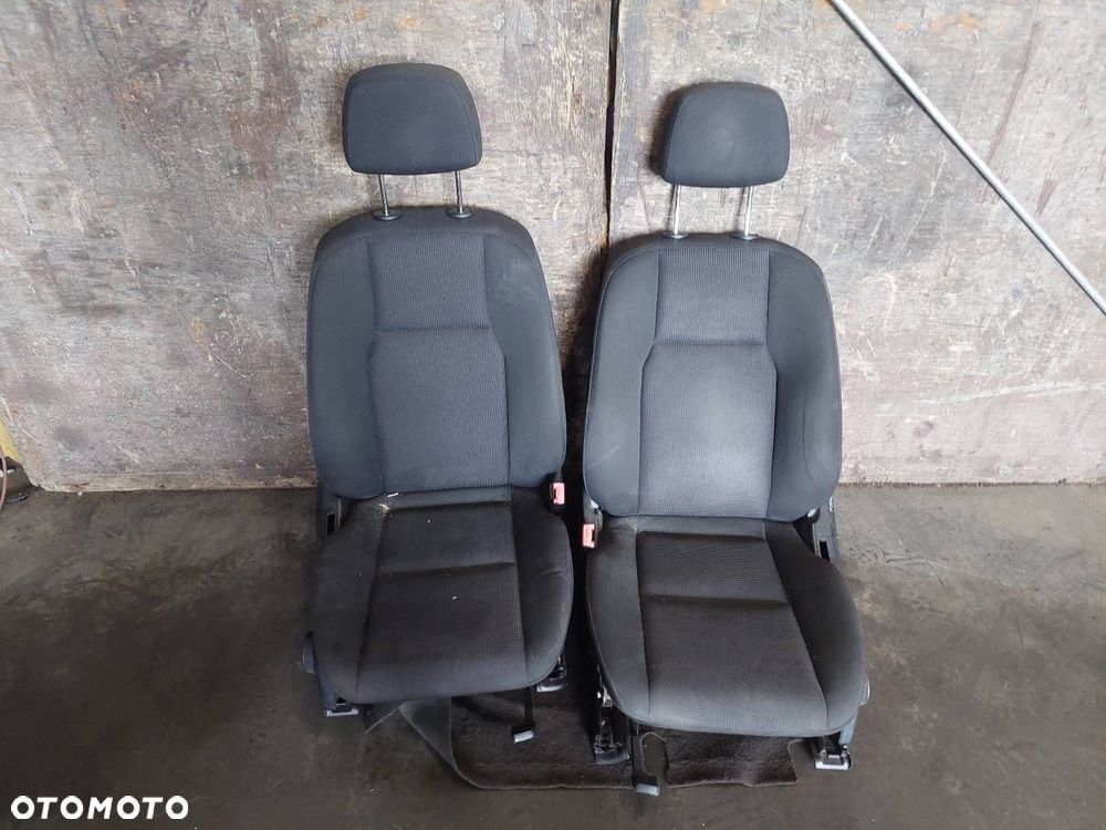 FOTELE KOMPLET LEWY PRAWY KANAPA TYŁ + BOCZKI MERCEDES W204 C KLASA KOMBI - 7
