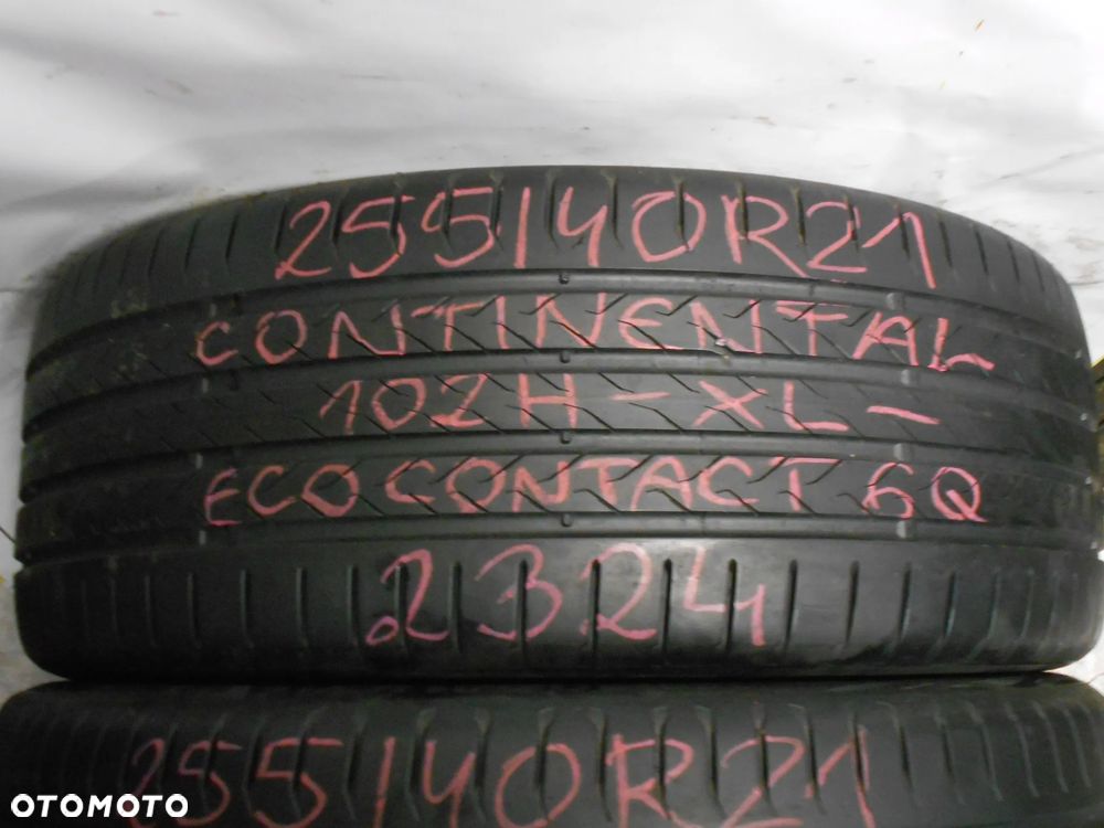 OPONY 255/40R21 CONTINENTAL ECO CONTACT 6Q XL DOT 2324 5.8MM - 2