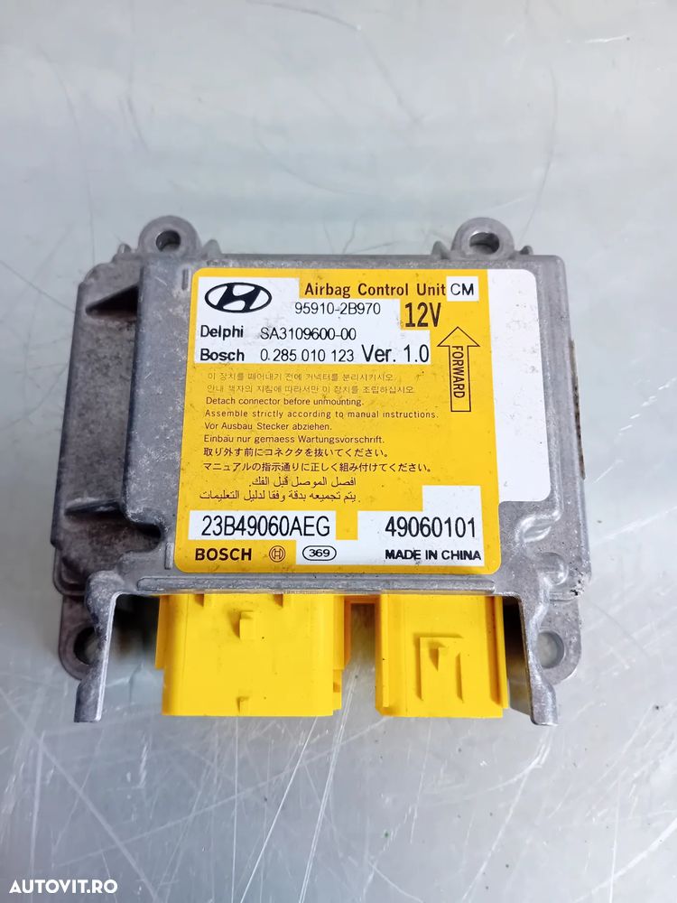 Calculator Modul Airbag Hyundai Santa Fe 2 II An 2006-2009 Cod 95910-2B970 - 5