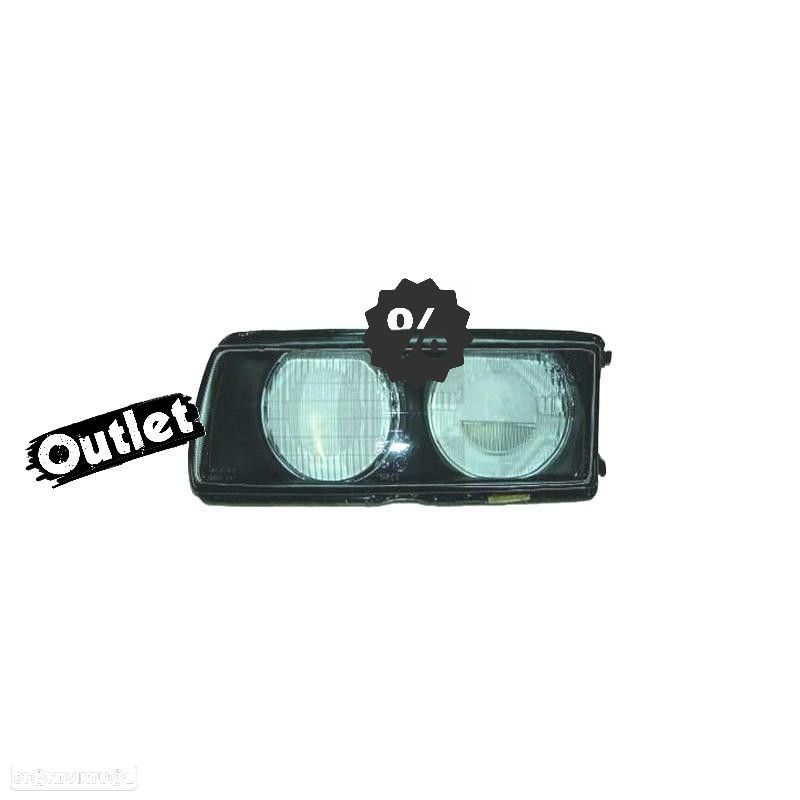 R018136C1 FAROL LENTE ESQ BMW SERIE 3 E36 64-99 FUNDO PRETO - 1