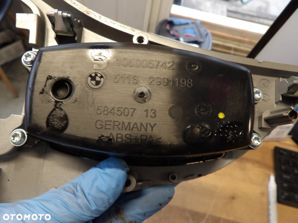 BMW - E84,X1 - LISTWA OZDOBNA - RAMKA TUNELU ŚRODKOWEGO - SCHOWEK - KOMPLET - 9252846  2991198 - 3