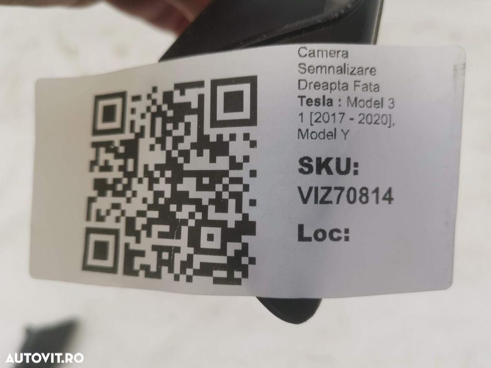 Camera Semnalizare Dreapta Fata Tesla  Model 3 1 2017 2018 2019 2020, - 4