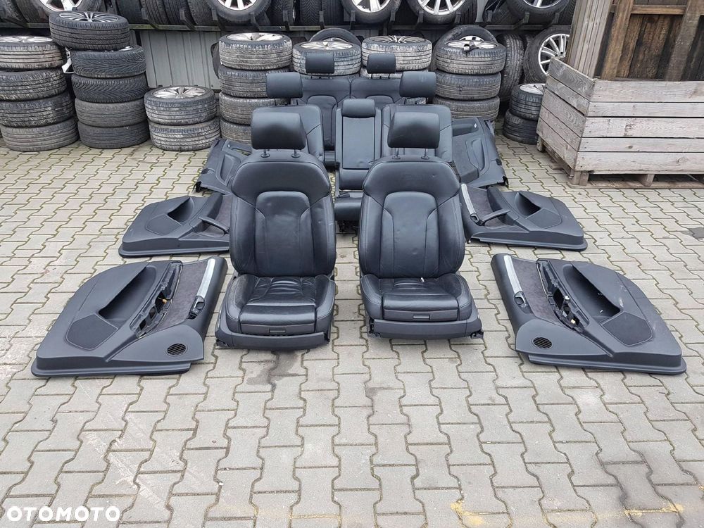 AUDI Q7 4L LIFT 09-15r S-LINE FOTELE SKÓRZANE 7 OSÓB
