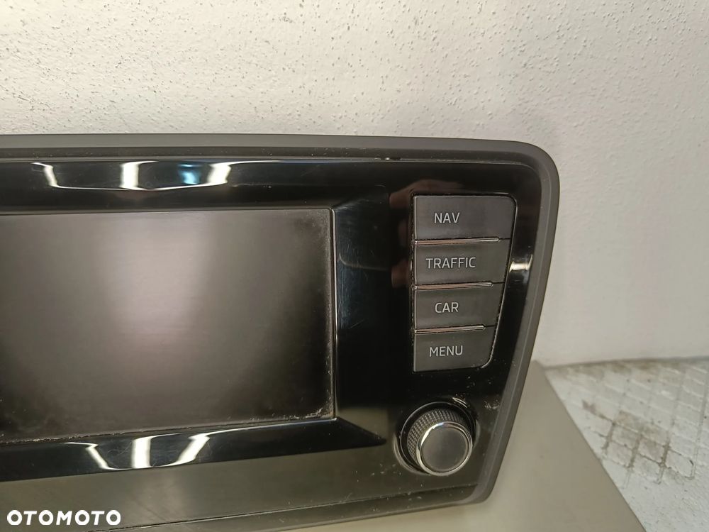 Radio Nawigacja Skoda Octavia 3 III Wyświetlacz Czytnik Multimedia Napęd 5E0035874A 5E0919605D - 6